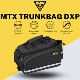 Topeak MTX 2.0 TrunkBag DXP with Expandable Panniers