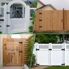 Wmebee 5“ Gate Hinges,260 Lbs Capacity, Matte Black Hinges,6 Pack