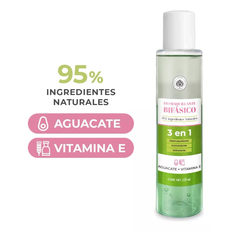 Arbora 2pack Desmaquillante Bifásico 3 En 1 | Aguacate +