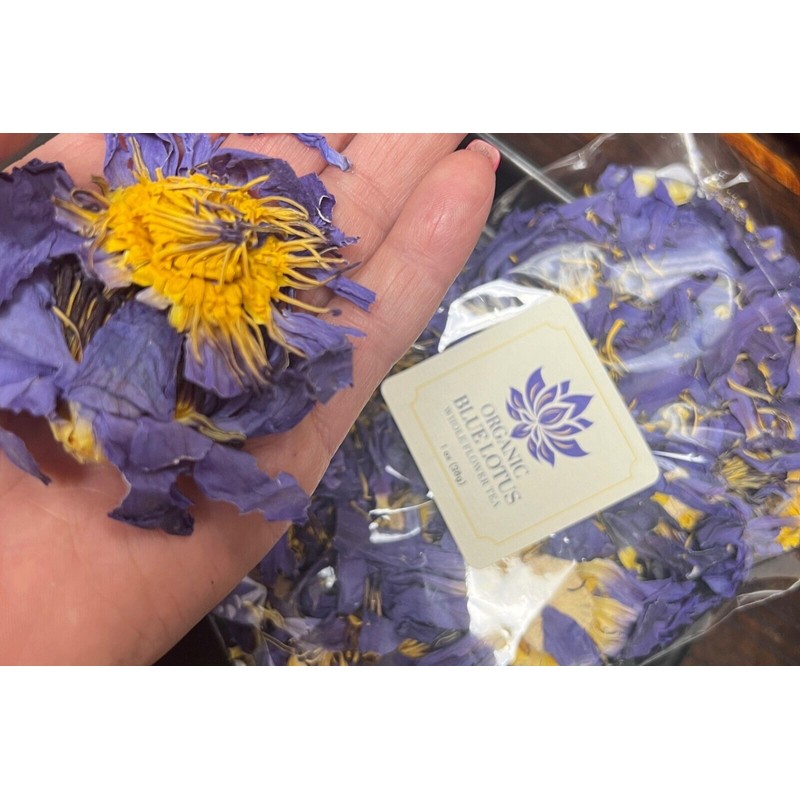 KS Company 28g /1oz Organic Dried Whole Lotus Flowers Tea
