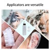 2 Hair Oil Bottles with 5 Double Earmuffs, 120ml Hair