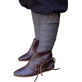 Burgschneider - Aki Wool Calf Wrap - Dark Grey (Standard, Unisex, Wool) Historical - Early Medieval, Viking