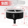 3-1/4 Inch Diamond Hole Saw with Pilot Drill Bit, 3-1/4"