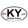 US Decal, Inc. Horse Cave, Kentucky Oval Sticker