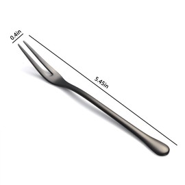 Mini Fruit Forks Stainless Steel Set of 12 Dessert Salad Forks Tasting Flatware (12)
