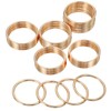 PATIKIL Metal O Rings 40mm / 1.6", 20 Pack Electroplated