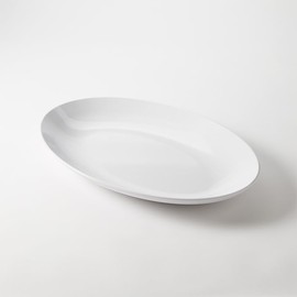 American METALCRAFT, Inc. NPW18 Oval Platters, Standard, WHITE
