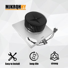 Upgrade Motor Assembly S97015162 Compatible with Broan NuTone Bathroom Exhaust Fans with 8" X 8-1/4" Housing, Rplace 678-G/2678F-A, 683-C, 770RLTK, 676-D, 763N, 684-D (110 CFM / 4 Sones)