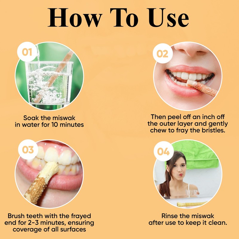 Al Falah Sewak Miswak (Traditional Natural Toothbrush) (1 Pack)