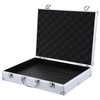 SUPVOX Aluminum Toolbox Lockable Storage Case for Tools Electronics and