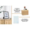 Scholartree Grey 5x7 Picture Frame,Display 5x7 without Mat or 4x6