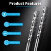 FOCMKEAS 5 Pcs 2.5mm Diamond Drill Bit for Glass, Tile
