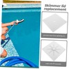 Outanaya Ground Pool Skimmer Cover Replacement Square Lid for Spxe