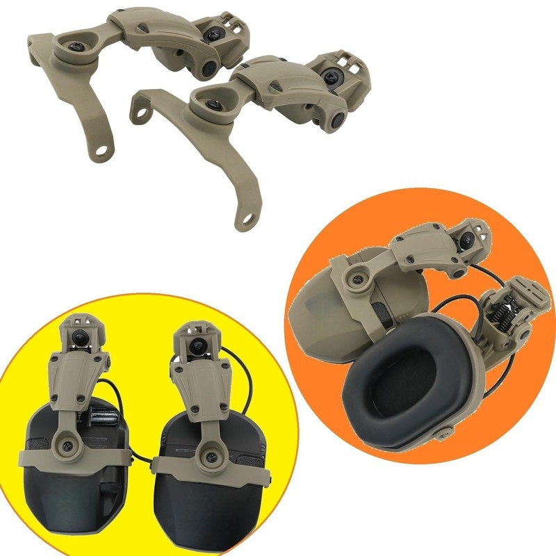 HEARFALCOM ARC Rail Adapter for Fast Series Helmets Compatible with