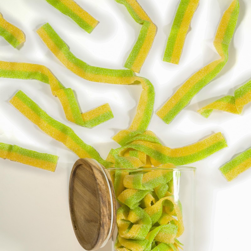 Smarty Stop Every Sour Belts Flavor Gummy Candies 1 Pound