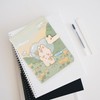 MilyaDE Cute Journal Notebook Kawaii Rabbit Diary Notebook Sketchbook Leather