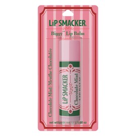 Lip Smacker Bálsamo labial Biggy para vacaciones, hidratante, nostálgico, coleccionable, regalo divertido para las fiestas y relleno de calcetines, sabor a menta y chocolate