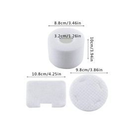 ConPus Foam & Felt Filter Kit - Compatible with Shark NV42, UV402, UV410, NV36, NV36A, NV42, NV44, NV46, NV46C for Shark Deluxe Upright Vacuum Cleaner. Replaces Part #XFF36