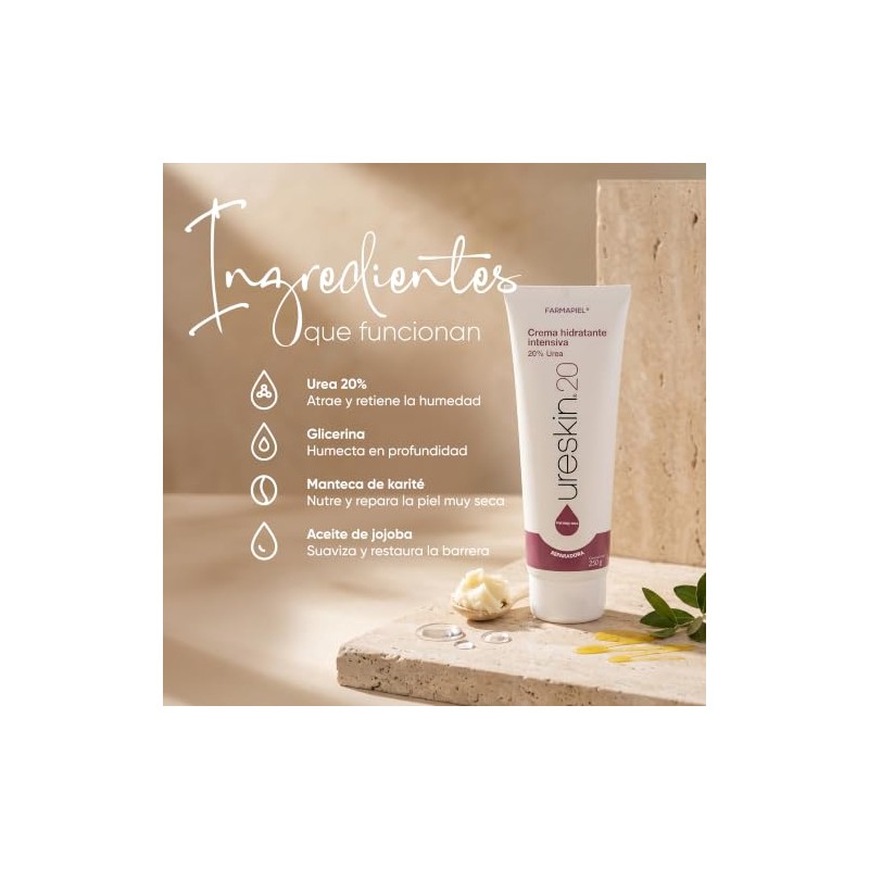 Crema Urea 250 Piel Muy Seca Psoriasis Xerosis Queratosis Pilaris
