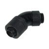 Alphacool HF 13/10 Screw-On Sleeve 45° Rotatable G1/4 Deep Black