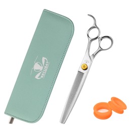 Recubay 7.5" Thinning Dog Shear, Professional Blender Thinning Scissors for Medium Large Dogs, 35% Thinning Rate