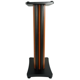 Universal (2) Rockville SS28C Classic Wood Grain 28" Speaker Stands Fits Edifier R1280Ts