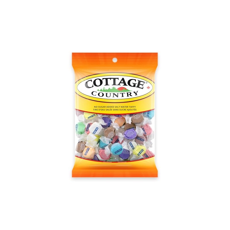 Cottage Country No Sugar Added Salt Water Taffy 600g
