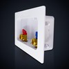 D.N. Washing Machine Outlet Box with Valves Dual Drain PEX