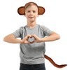 Tequise Monkey Ears Headband and Tail Set- Monkey Costume Accessory