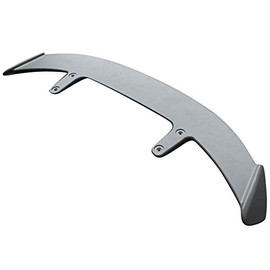 IKON MOTORSPORTS, Roof Spoiler Compatible with 2017-2020 Chevy Sonic Hatchback, AE Style Unpainted Black ABS Plastic Added On Spoiler Wing Deck Lid, 2018 2019