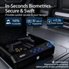 VORanexs gun safe，with 3 Quick-Access Fingerprint，Passcode，Key.with LCD Display，with Pistol Safe