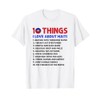10 Things I Love About Haiti Caribbean Pride T-Shirt