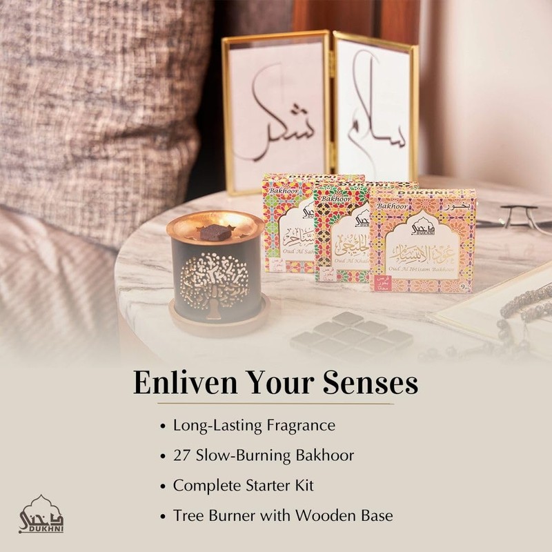 Oud Al Khaleeji, Oud Al Saher, Ibtisam Bakhoor by Dukhni