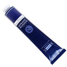 Lefranc Bourgeois 810066 Fine Oil Paint, Lightfast with Excellent Coverage and High Colour Intensity, Uniform Consistency and Optimal Mixability, 150 ml Tube - Phthalocyanine Blue