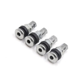 Motoforti 4Pcs Bolt-in Tubeless Wheel Tire Valve Stems w Dust Caps Long-lasting