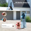 Outdoor Security Camera WiFi Battery Powered Solar Charging HD Night