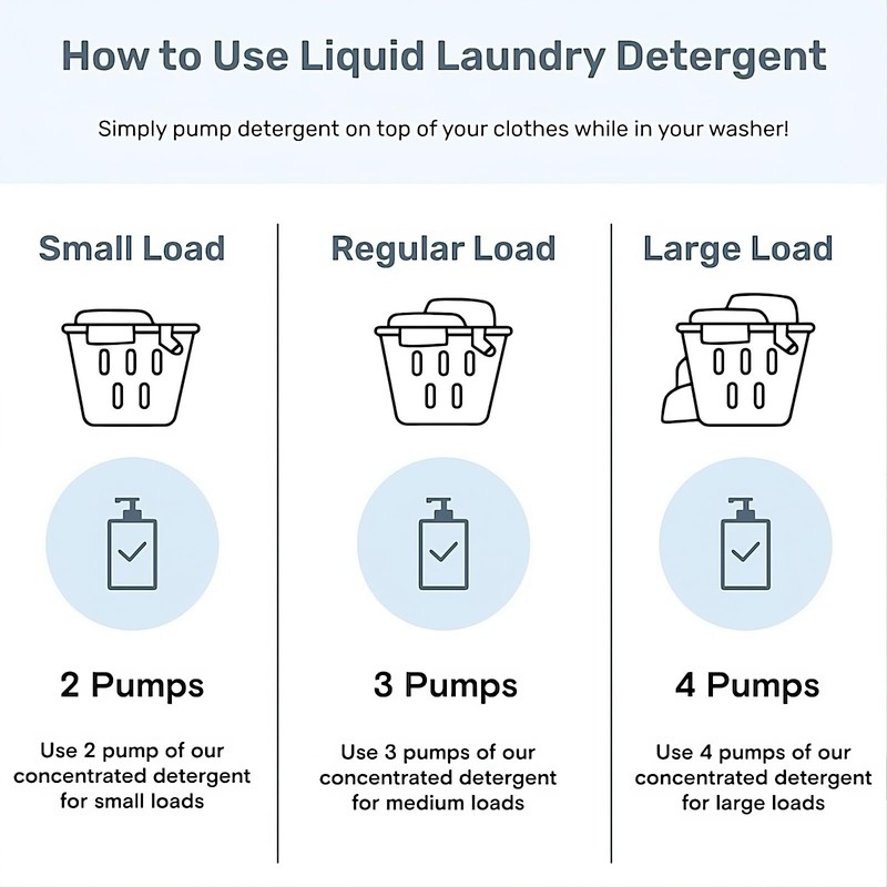 FREY Concentrated Liquid Laundry Detergent | Formulated for Sensitive Skin