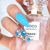 Summer sniper (lemon, pink, blue) handmade nail tips - long