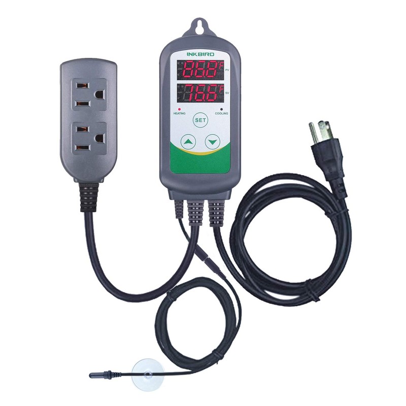 Inkbird ITC-308S Aquarium Heating and Cooling Dual Stage Temperature Controller