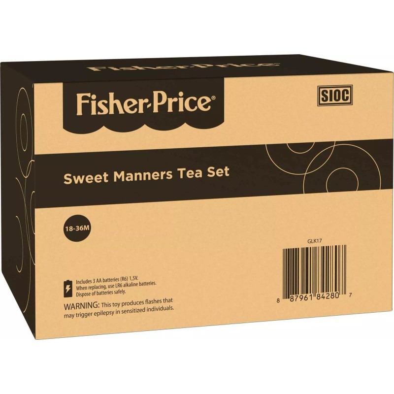 Fisher-Price Fisher Price Laugh Learn Sweet Manners Tea Set Interactive