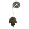 Royal Designs Celling Fan Pull Chain Extension with Leaf Designed