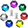 USB LED Car Interior Night Light Atmosphere Lamp, 2 Pcs Universal Mini USB LED Decoration Night Light, USB Night Light for All Car Interiors (Multicolor)