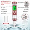 Ehomfy PH Meter Bluetooth 4 in 1 PH Value Meter