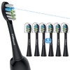 FitMount 6 Pack Toothbrush Replacement Heads Compatible with WaterPik Sonic