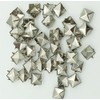 100pcs 10mm Square DIY Leathercraft Metal Punk Spikes Spots Pyramid