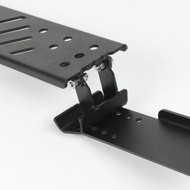 RT-TCZ Dead Pedal Brake Shoes Solid Steel Left Side Foot Rest Kick Panel Accessories for Jeep Wrangler JL Gladiator JT 2018 2019 2020 2021 2022 2023