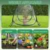 Pop Up Greenhouse Cover with Ground Stakes and Carry Bag