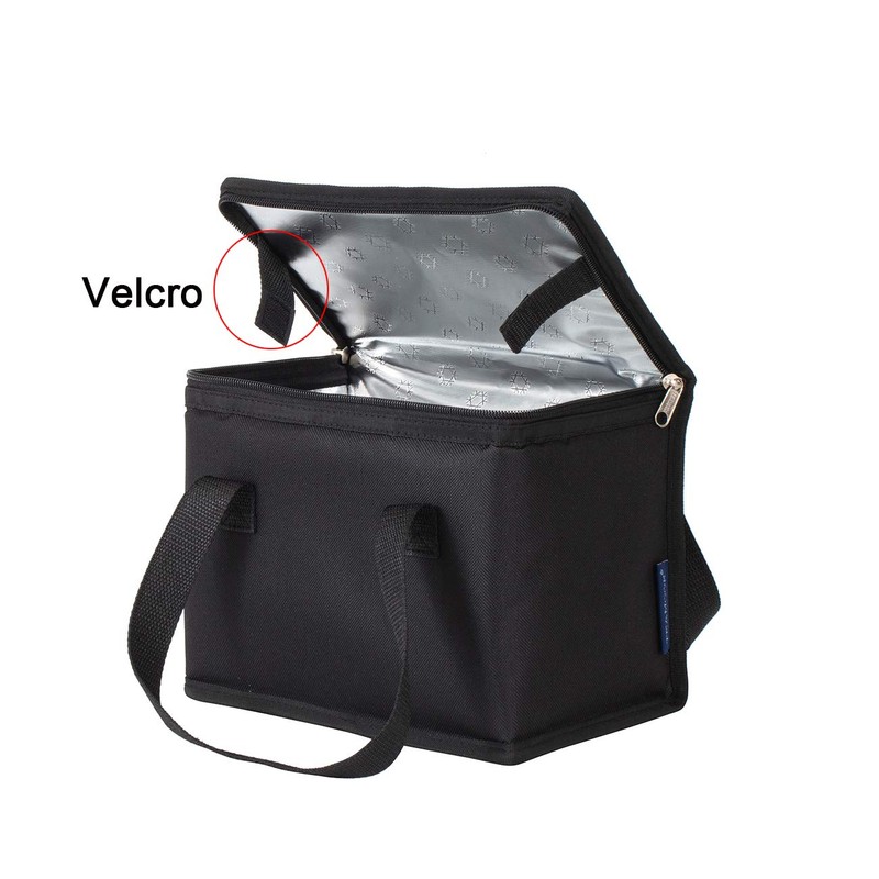 TEAMOOK Foldable Lunch Bag Insulated Lunch Box Water-Resistant Leakproof Soft