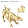 Wall Street Copper Bull Brass Animal Statue Artwork Desktop Decoration