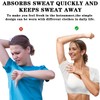 Dimeho 3 Pcs Underarm Sweat Vest, Breathable Armpit Sweat Proof